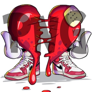 Fuck Love PNG - Heartless Png - PNG Digital File - T Shirt png - Sublimation Png - Clip Art Files - High Quality PNG - Instant Download