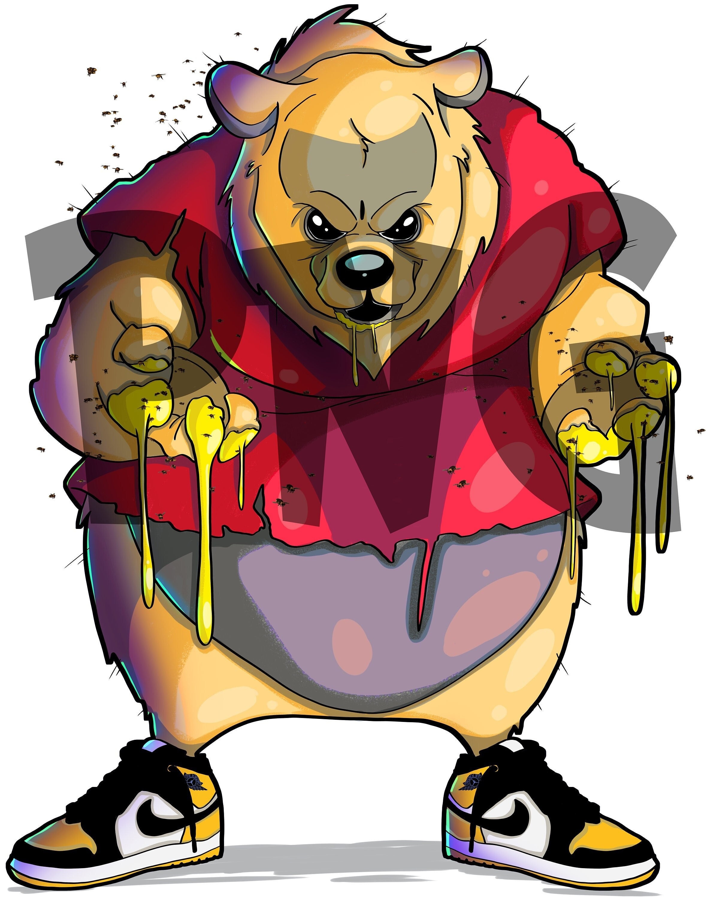 The Real Winnie the Pooh Bear PNG, digital download for commercial use, Instant Download.