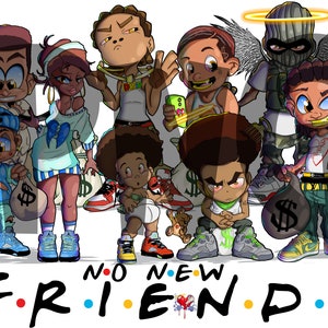 Keine neuen Freunde! PNG - Dope Png-Dateien - hohe Auflösung Png - Digitale Png-Dateien - Instant Download Png - Png-Dateien - Clip Art Dateien