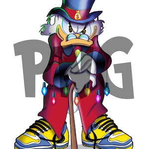 Scrooge Christmas PNG File INSTANT DOWNLOAD!!!