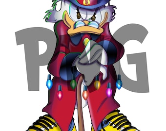 Scrooge Christmas PNG File INSTANT DOWNLOAD!!!