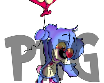 Heartbreak TEDDY BEAR PNG- Damaged Bear - Heart Break Teddy Bear png File - Digital Teddy Bear - Laser Vector Files - Commercial Use png