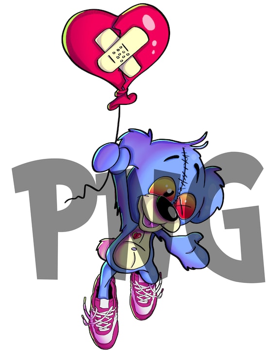Heartbreak TEDDY BEAR PNG- Damaged Bear - Heart Break Teddy Bear png File - Digital Teddy Bear - Laser Vector Files - Commercial Use png
