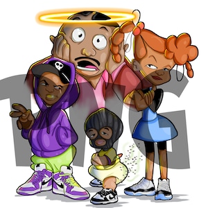 Bebe's Kids PNG, Robin Harris, klassieke tekenfilm uit de jaren 90, cadeaus voor haar, cadeaus voor hem, grappig, komedie, We Don't Die We Multiply, kinderen