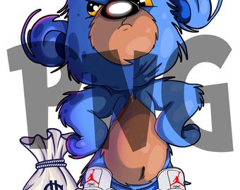 Standing on Business PNG - TeddyPng Files - Commercial Use PNG - Teddy Bear Gift - DigitalDownload Png Files - Sublimation Png