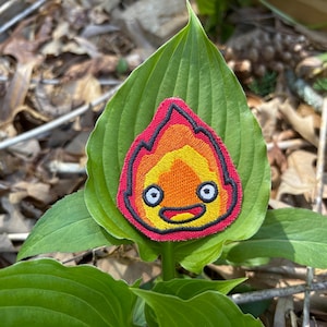Cute Calcifer Patch (iron on patch)