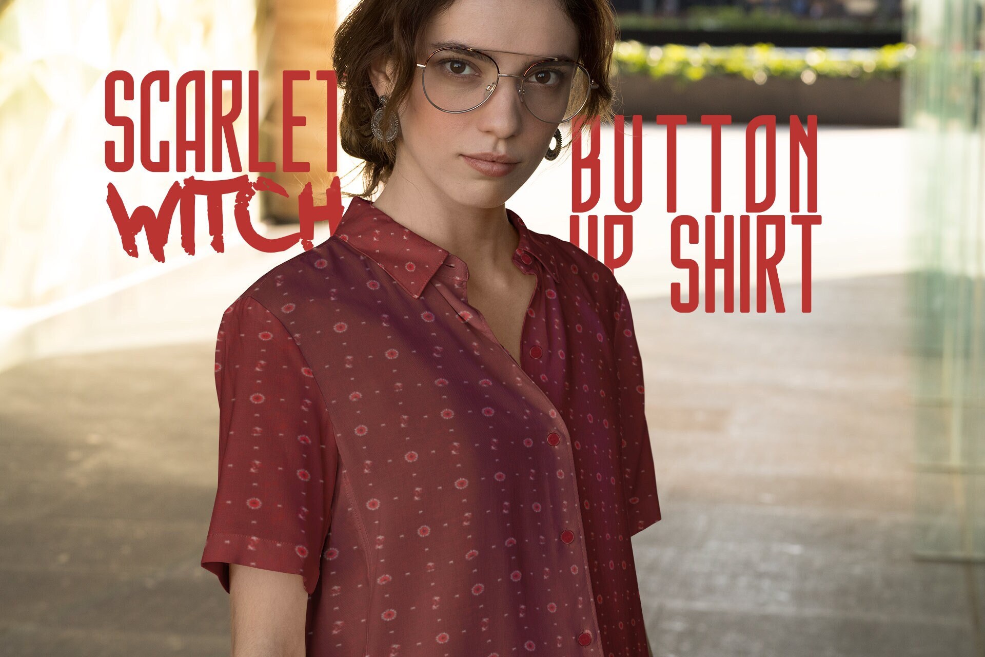 scarlet dress shirt Shop Oversized Oxford Shirt