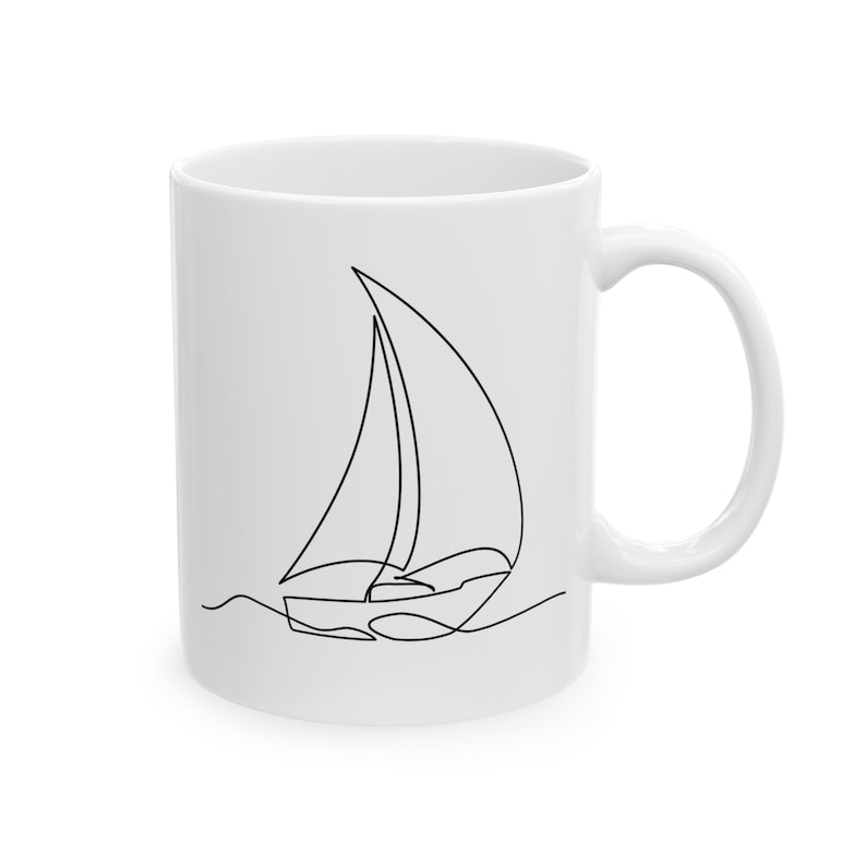 Nautical Mug Gift for Sailors Boat Captain Mug Sailing Mug Sailboat