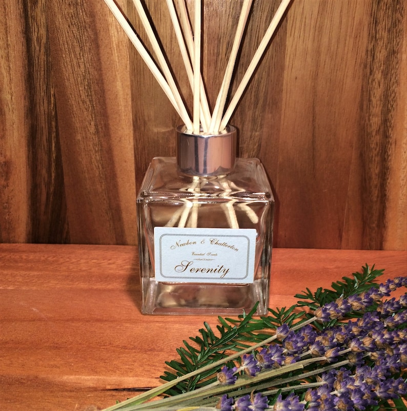 Reed Diffuser.serenity Lavender, Ylang Ylang and Bergamot Essential Oil