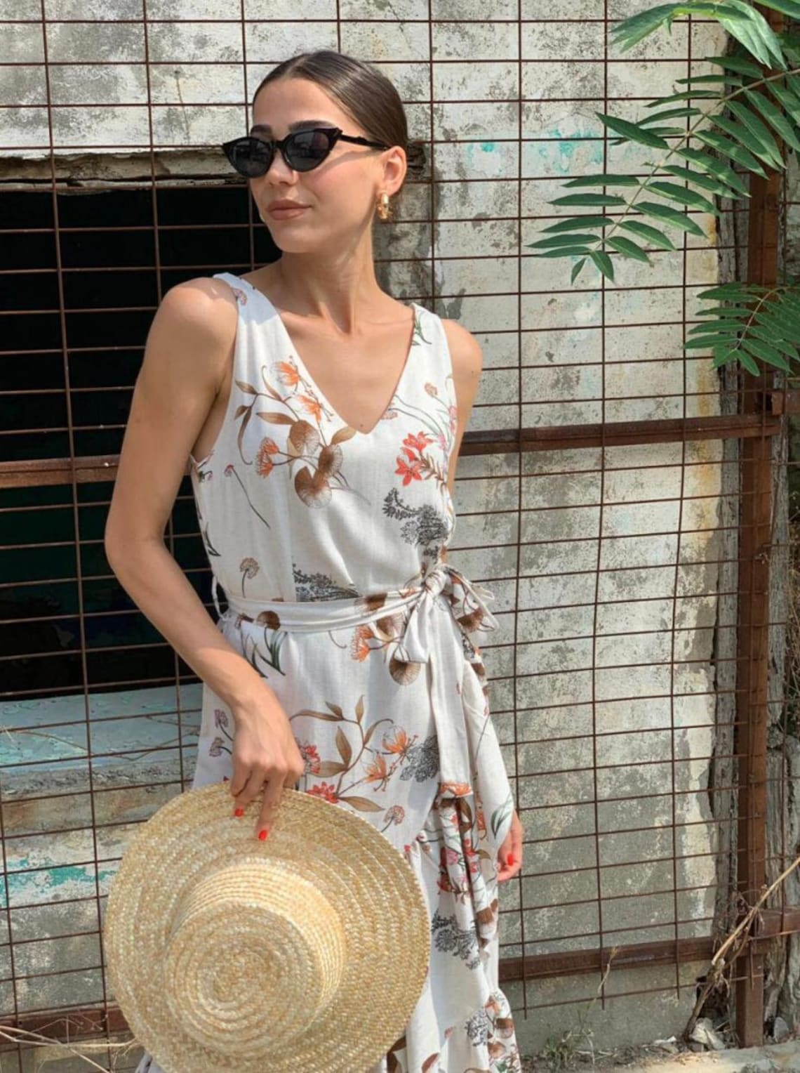 Flower Pattern Dress Women dress Women Clothing Etsy