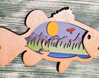Download 3d Layered Fish Svg Etsy
