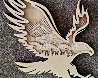 Free Free 244 Layered Eagle Mandala Svg SVG PNG EPS DXF File