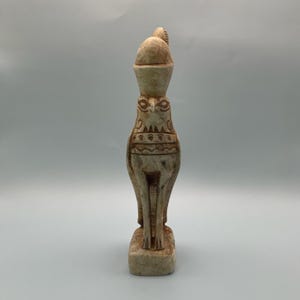 Rare Falcon-Headed God HORUS Statue – Ancient Egyptian Sky Deity – Collectible Falcon God Sculpture – Mythological Home Decor