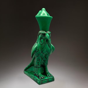 Rare statue of Falcon-Headed God HORUS The falcon god of the sky