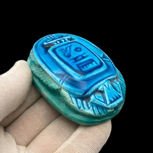 Unique Good luck SCARAB with the Egyptian Details -Made with Egyptian Soul
