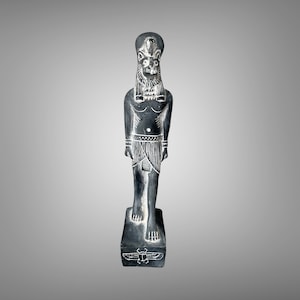 Ancient Egyptian Art Statue of Goddess Sekhmet / Egyptian Home Decor
