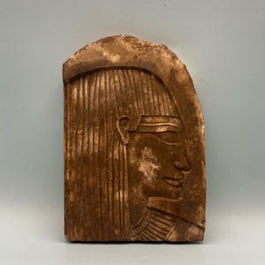 Vintage Ancient Egyptian decorated pharaonic Worshipper Relief/Plaque - Egyptian Home Decor