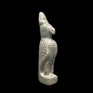 Stone Egyptian God Horus Amulet - Falcon Art Decor