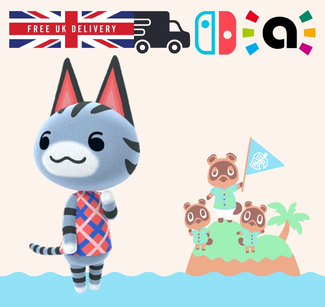 Lolly Animal Crossing Amiibo Card Custom White Etsy