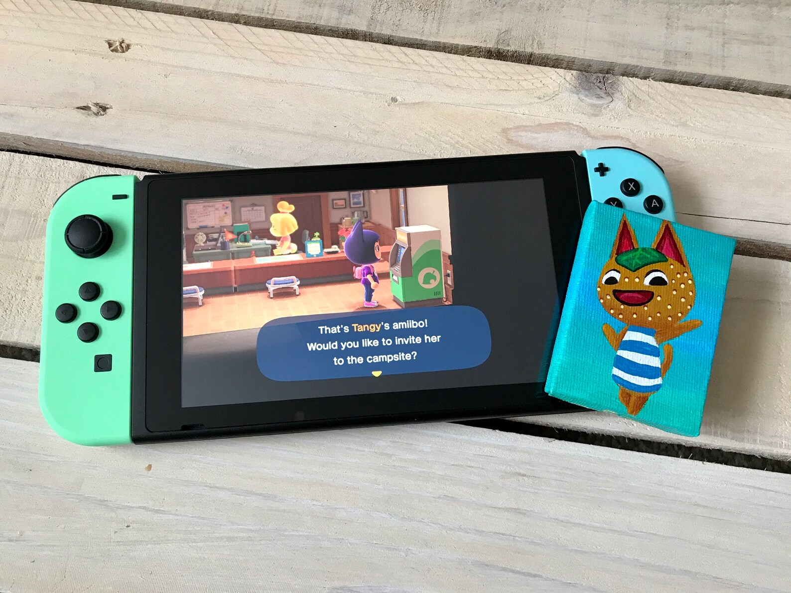 Tangy Animal Crossing Amiibo Picture Card A Great birthday Etsy