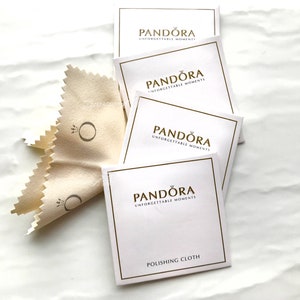 Pandora Silver Polishing Cloth Anti Tarnish UK