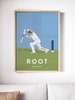 Joe Root Poster England Cricket Team - International Batting Icon Player Print A3/A4 