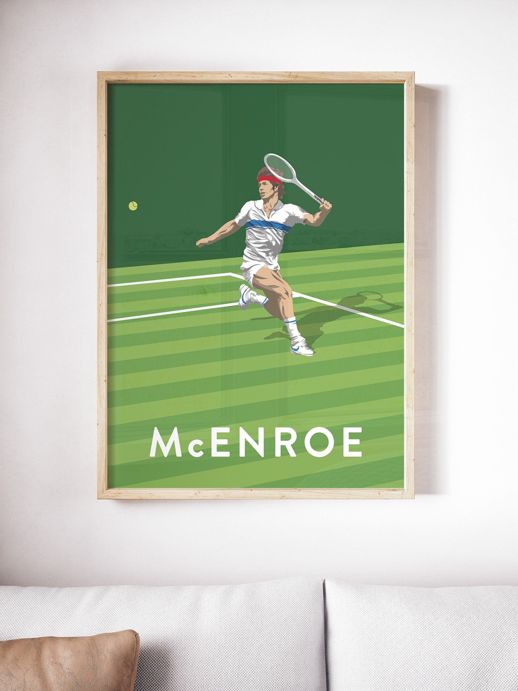 John Mcenroe Print UK