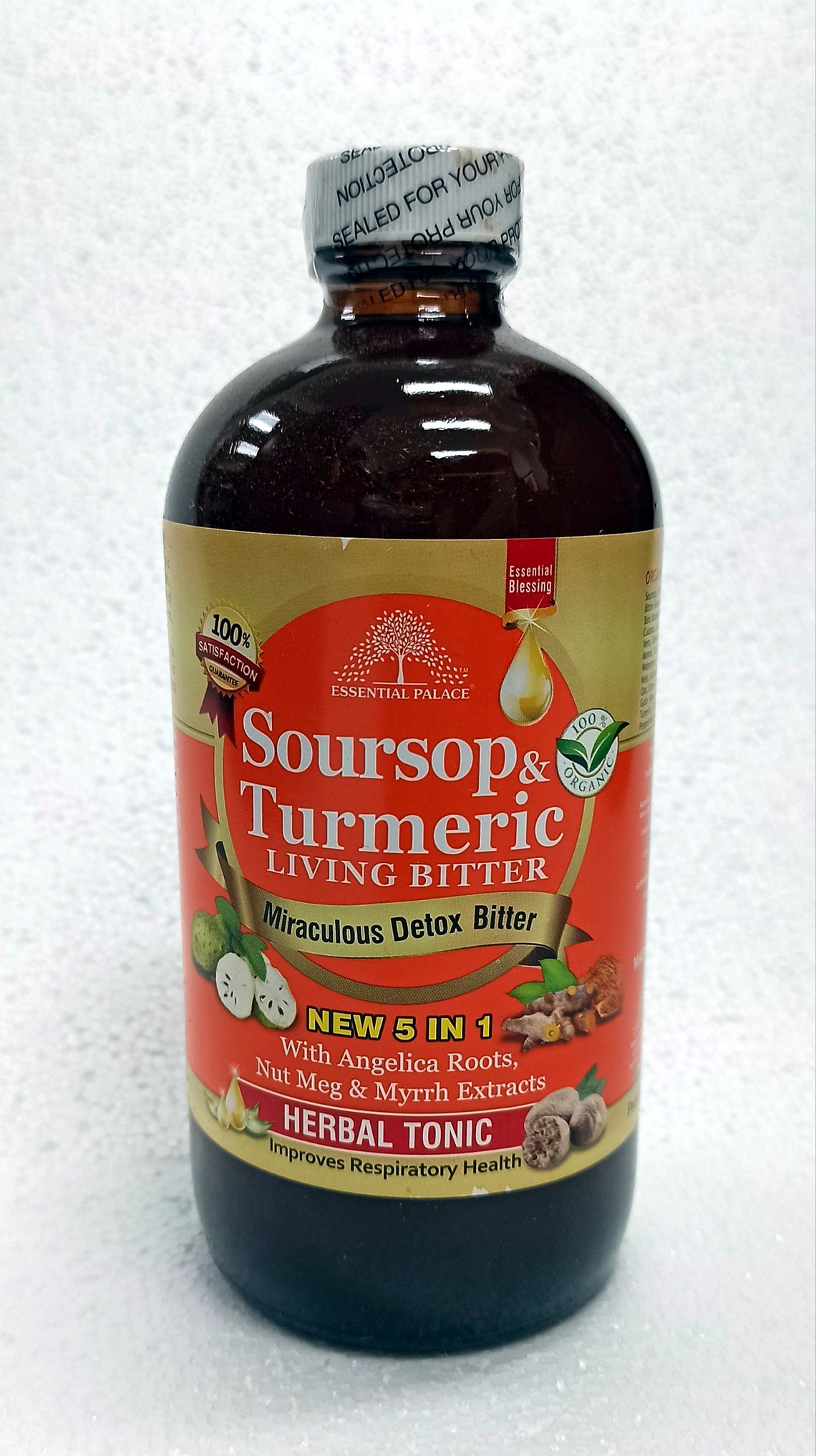Soursop & Turmeric Living Bitter 16 Oz. Bottle Etsy