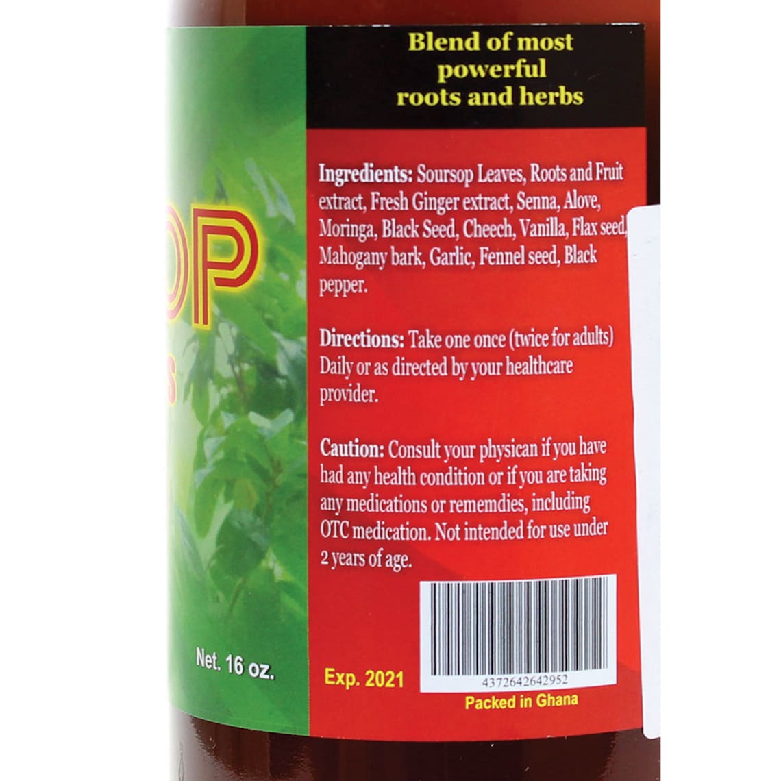 AIH Soursop Living Bitters 16 oz. Etsy