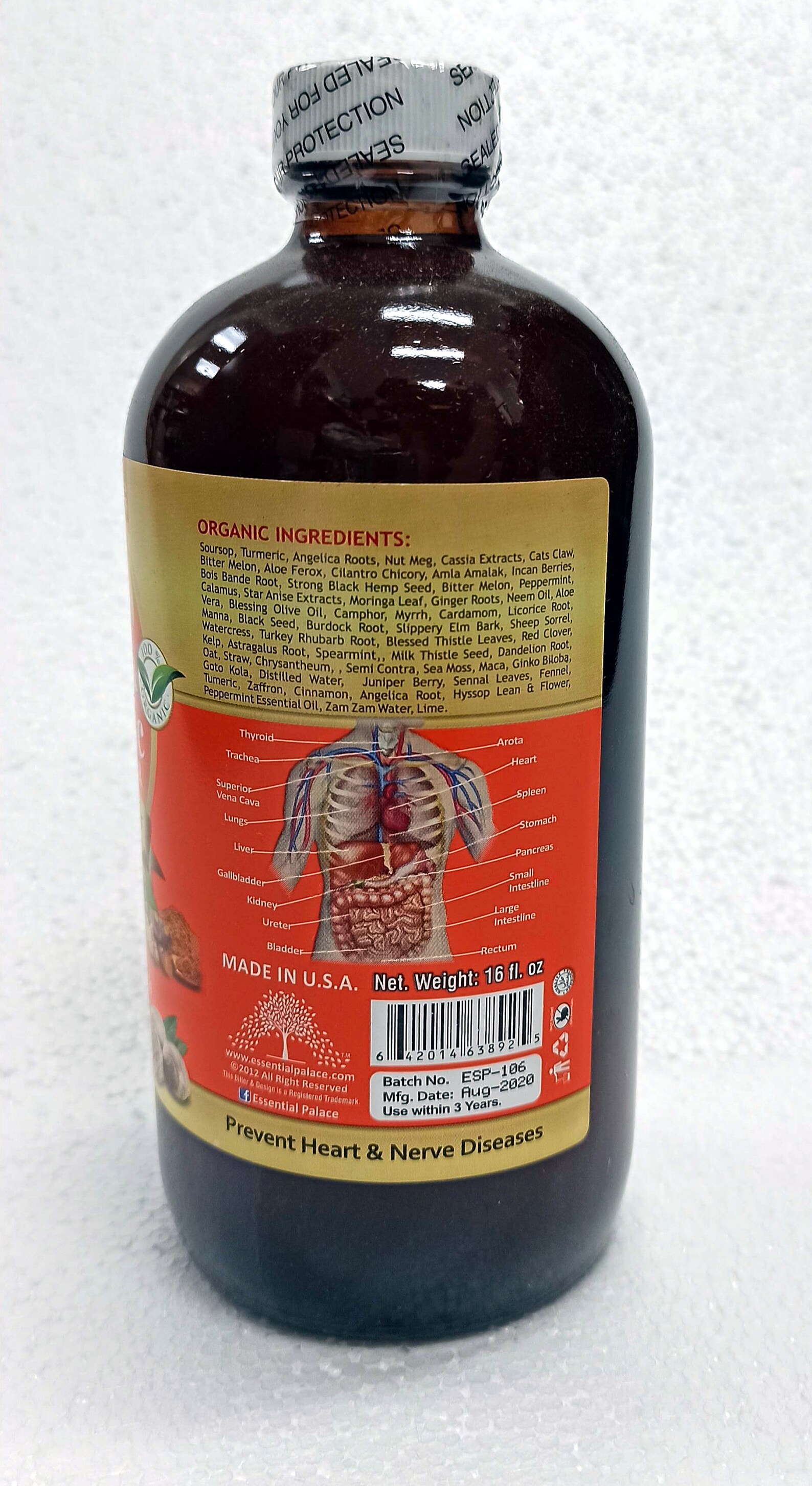 Soursop & Turmeric Living Bitter 16 Oz. Bottle Etsy