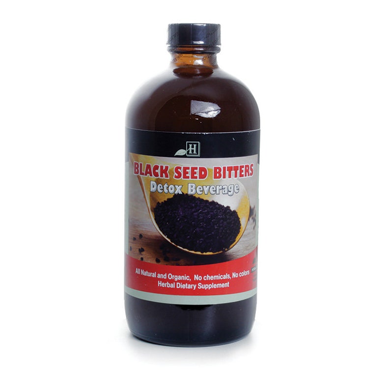 Black Seed Bitters Detox Beverage 16 Oz. Etsy