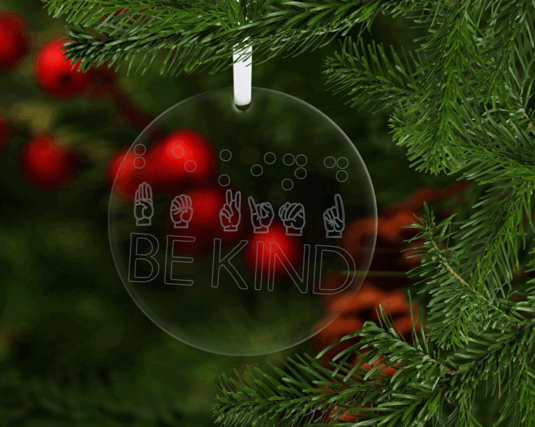 Braille ASL Sign Language Engraved Christmas Ornament Etsy Braille ASL Sign Language Engraved Christmas Ornament Etsy