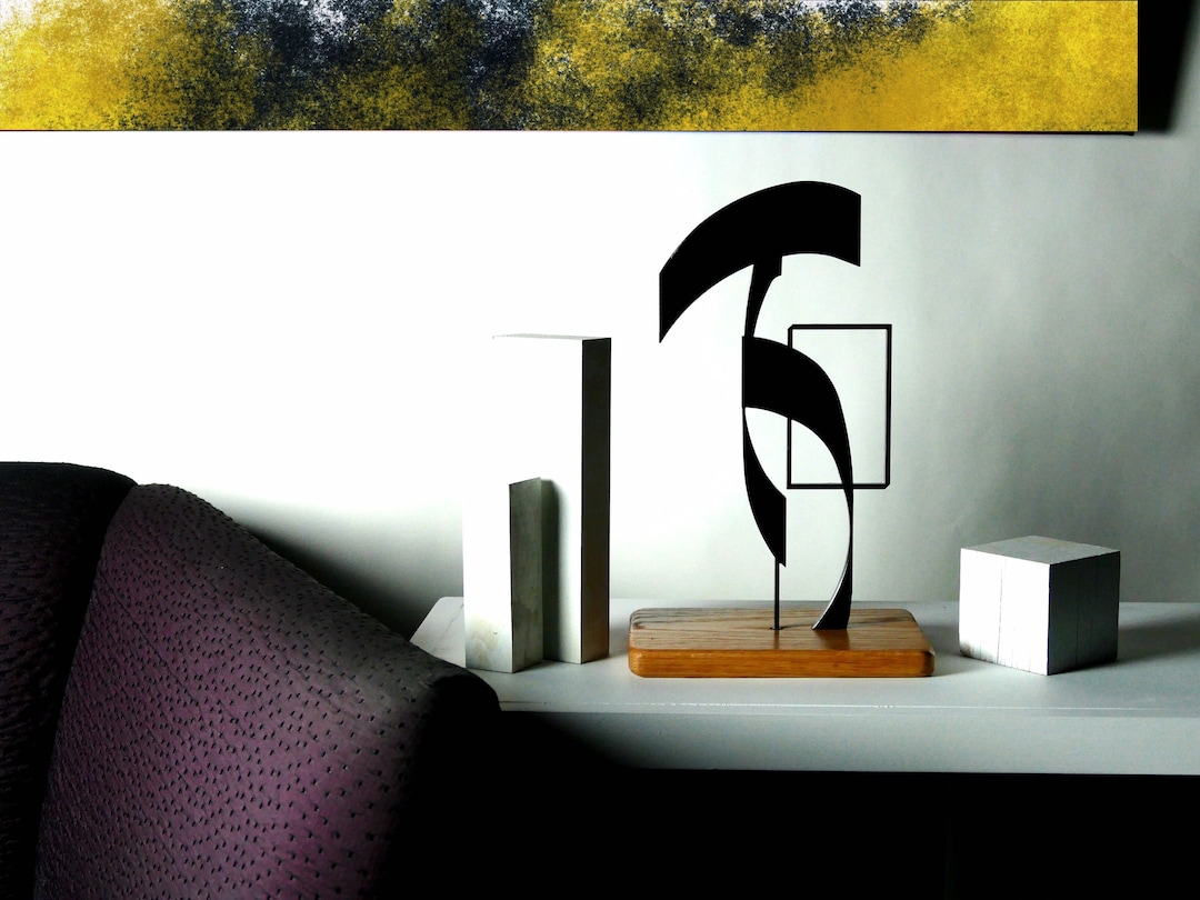 Sculpture Art Table Top Original Abstract Modern Minimalist Etsy