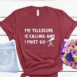 Astronomy Gift, Astronomy Shirt, Solar System Shirt, Outer Space Shirt, Scientist Gift, Telescope Shirt, Astronomy T-Shirt, Astronomer Gift