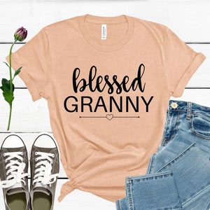 Blessed Granny Shirt, Blessed Granny, Grandma Shirt, Granny Shirt for Grandma, Granny Shirt, Mother Day Shirt, Granny Birthday Gifts