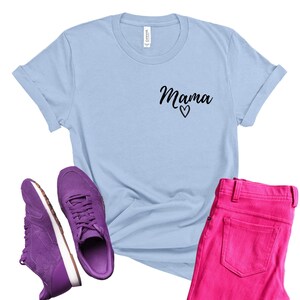 Mama Shirt Mom Shirts Motherhood Shirt Mom Life Shirt Shirt for Mom Classic Mama Shirt Mom Clothing Trendy Mom Clothes New Mom SCRIPT