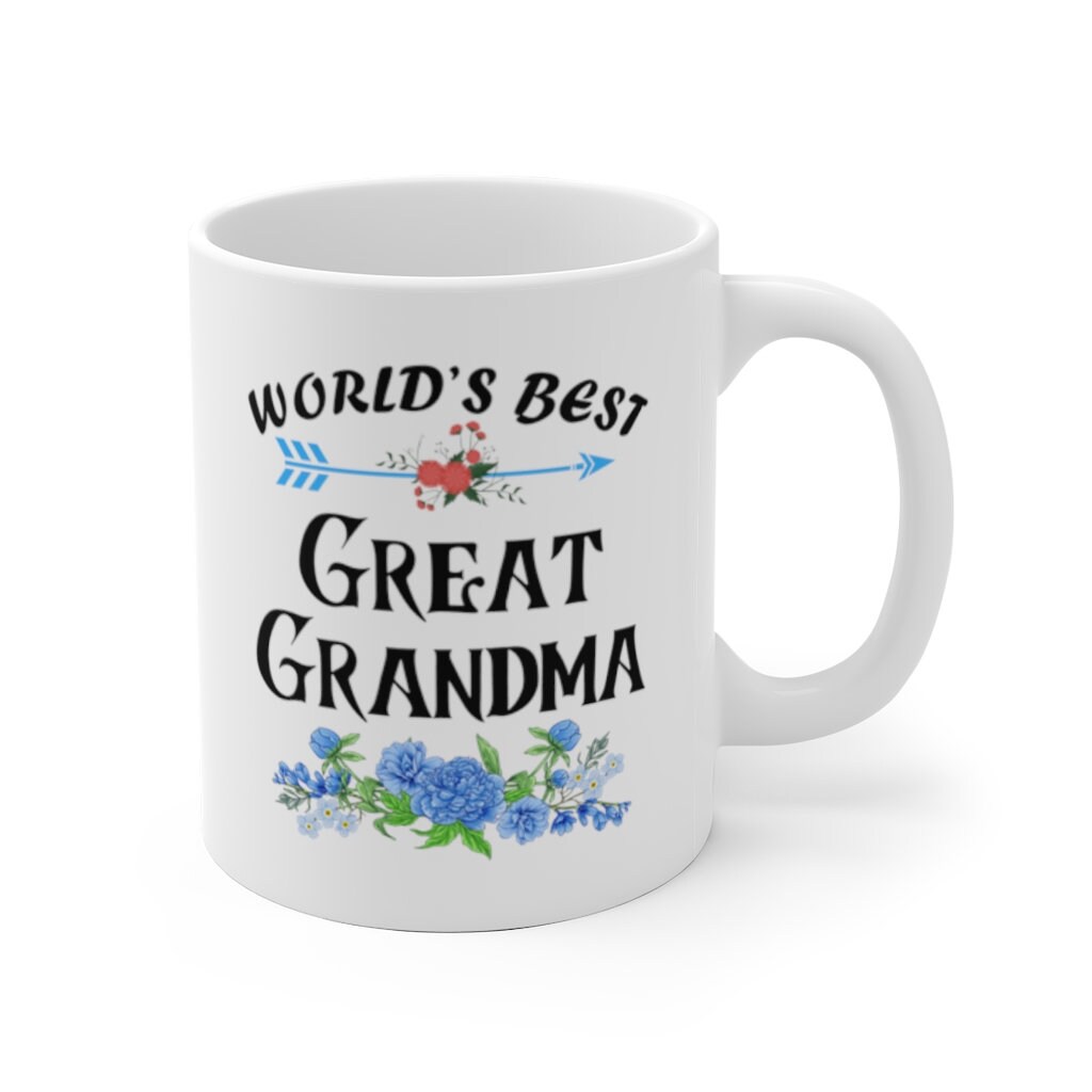 Grandma Coffee Mug World's Best Great Grandma Etsy UK