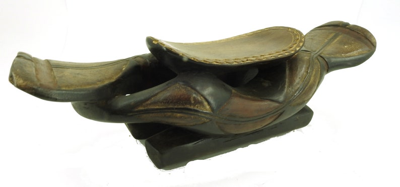 Baga Snake Stool from Ivory Coast