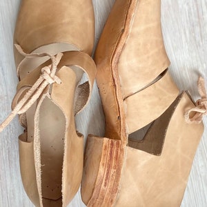 Handcrafted leather shoes