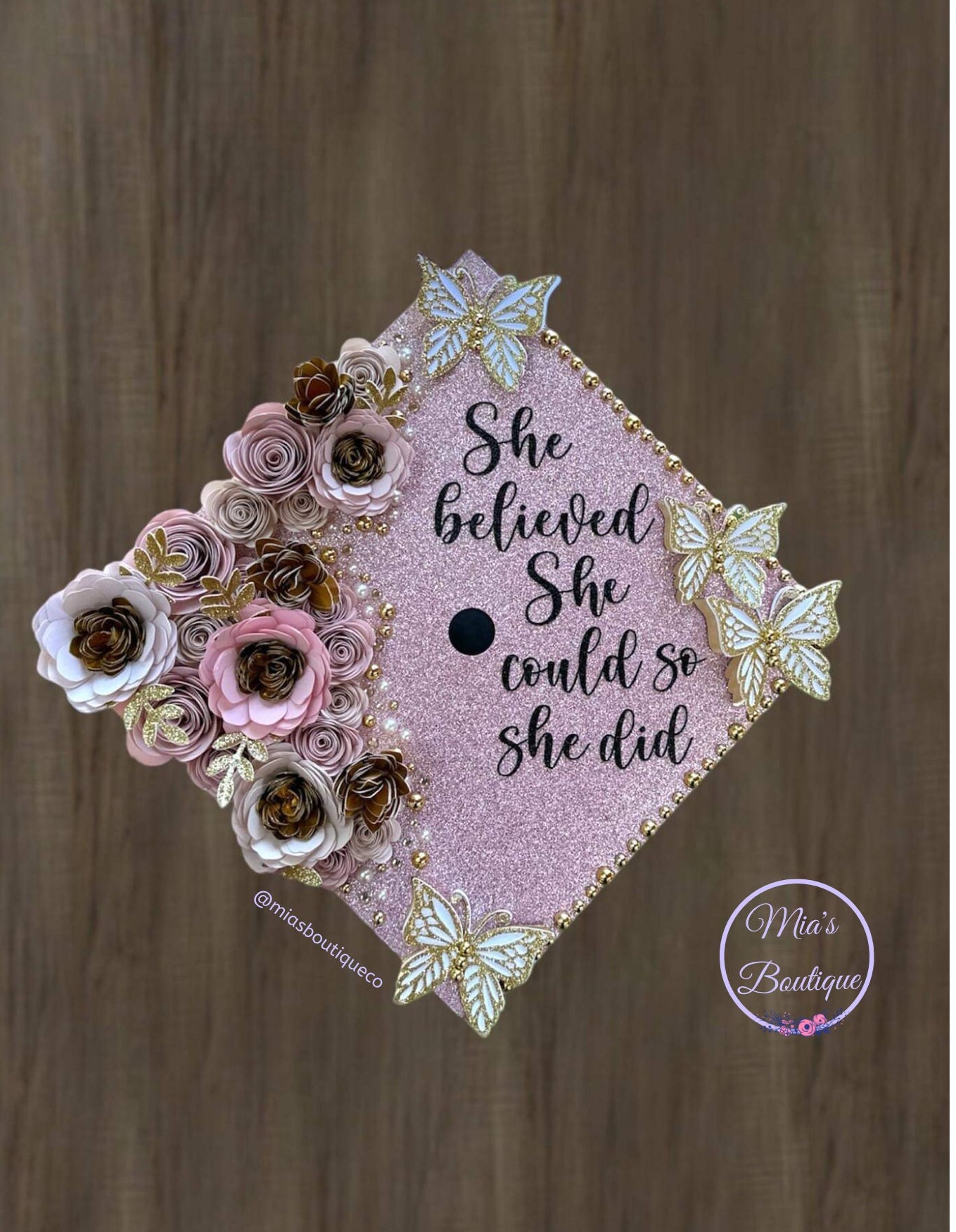 Custom Graduation Cap Nurse Heart Stethoscope She Believed - Etsy