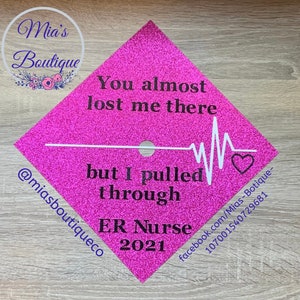 Nurse Graduation Cap Topper / Nursing Graduation Cap / Floral Graduation Topper/Sunflower Roses Graduation Cap/Custom Graduation Cap