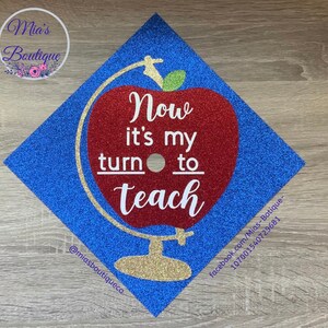 Graduation Cap Topper Teacher, Teacher Graduation Cap, Personalized Graduation Cap, Custom Graduation Cap