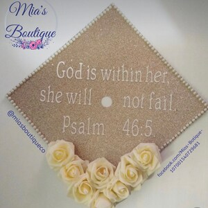 Nurse Graduation Cap Topper/ Nursing Graduation Cap/ Floral Graduation Topper/Sunflower Roses Graduation Cap/Custom Graduation Cap
