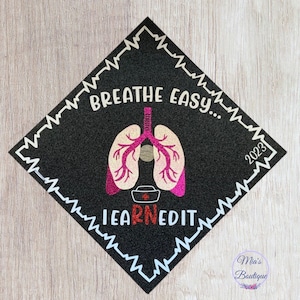 Graduation Cap Topper Nurse Graduation Cap Topper Custom Graduation Cap Nursing Graduation Cap Floral Graduation Topper