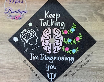 Psychology Graduation Cap Topper  Graduation Cap Psychology Major