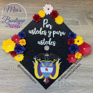 Graduation Cap Topper Ecuador Graduation Cap Topper Personalize Graduation Topper Custom Graduation Cap