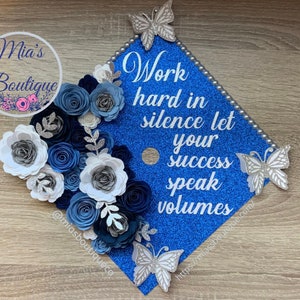 Adorno para birrete de graduación personalizado Birrete de graduación Birrete de graduación de enfermera Adorno para birrete de graduación floral Birrete de graduación personalizado