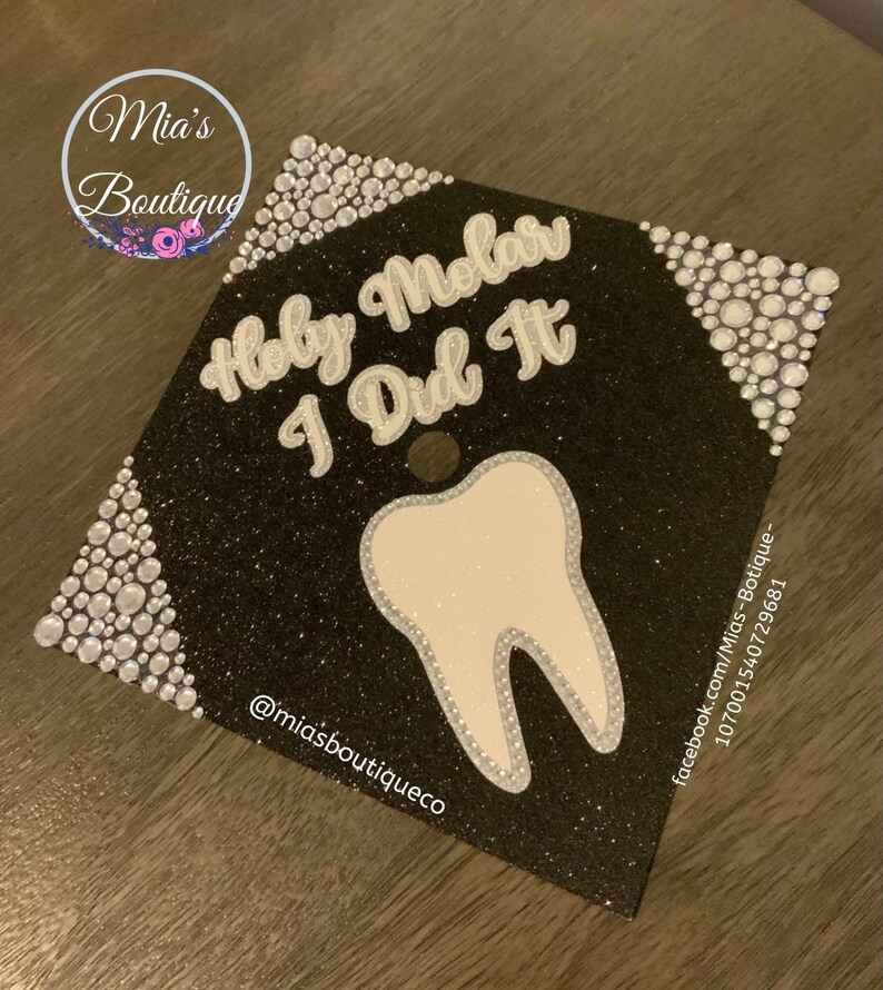 Dental Graduation Cap Topper/ Dental Graduation Cap / Holy Etsy