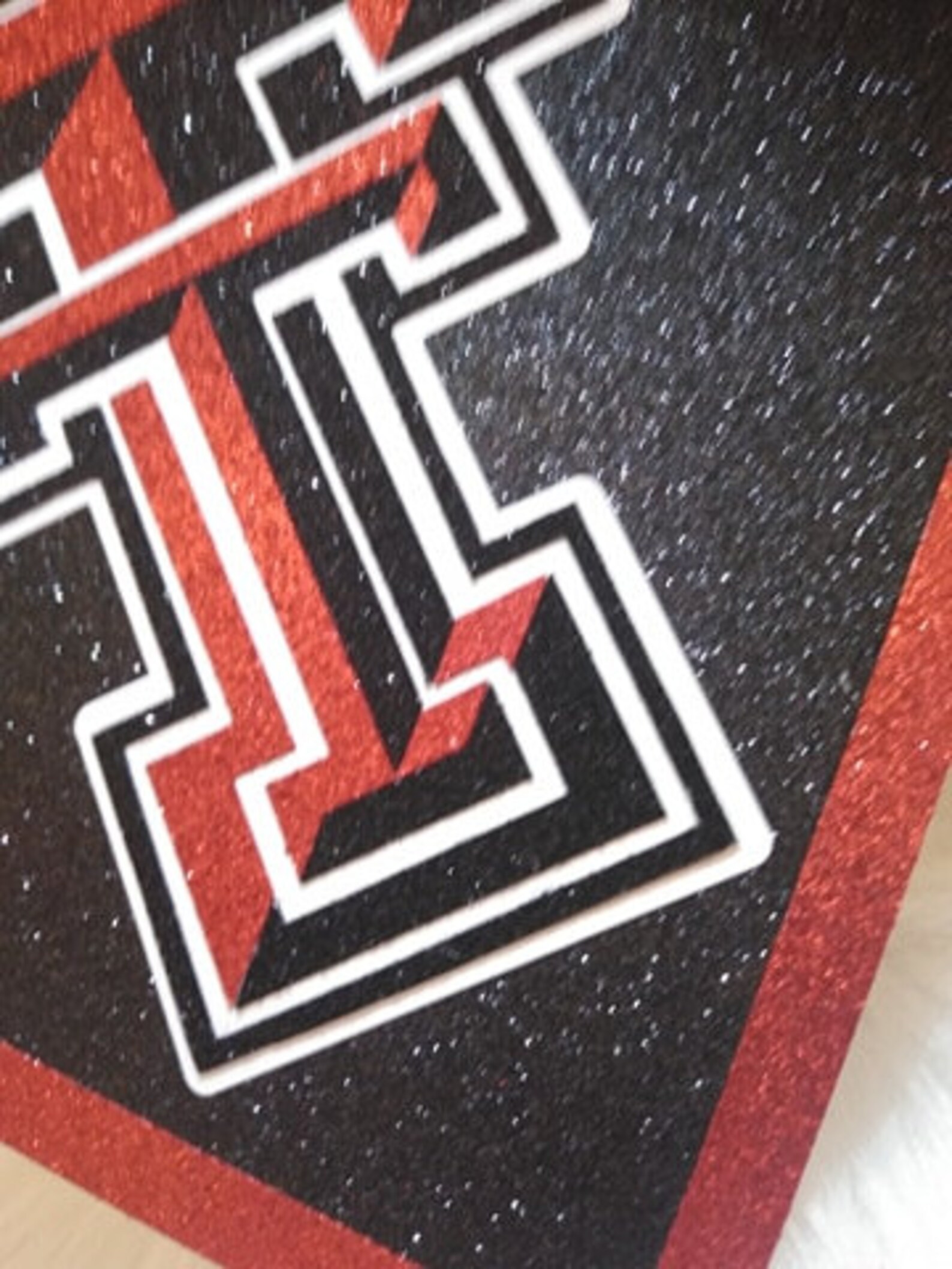 Custom University Graduation Cap Topper/Texas Tech Graduation Etsy