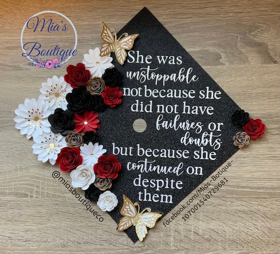Roses Graduation Cap cover